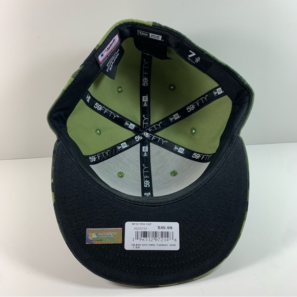 Tampa Bay Rays New Era Fitted Cap Veterans Day - Picture 5 of 5